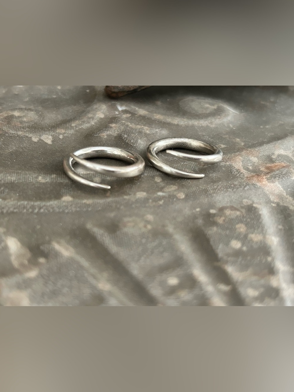 Open Spiral Rings in Sterling Silver